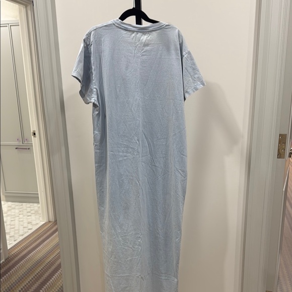 IRO Gray Midi Dress with Raglan Sleeves and Crew Neck - Picture 6 of 6